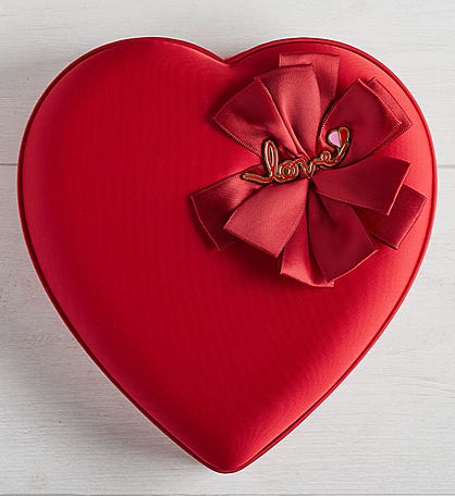 Godiva Ltd Edition Luxury Fabric Heart Box 14pc